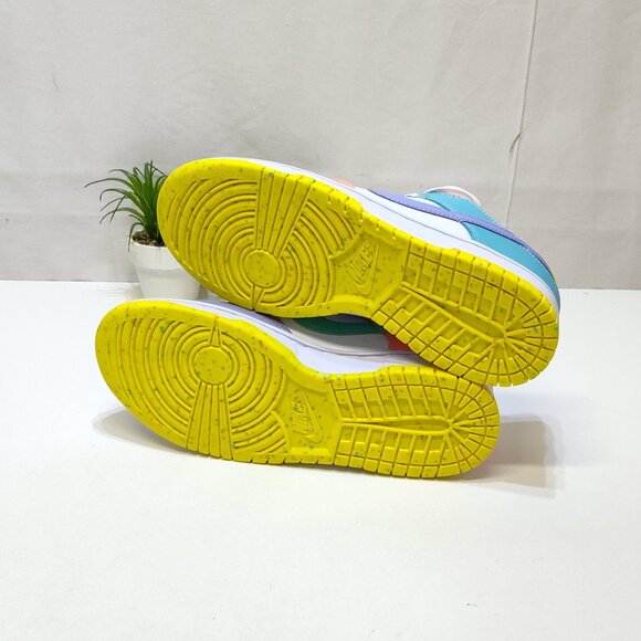 Nike Dunk Low SE Easter Candy Men 8.5 WMNS 10 Multi-Color DD1872-100 Wore Twice! - Picture 11 of 13